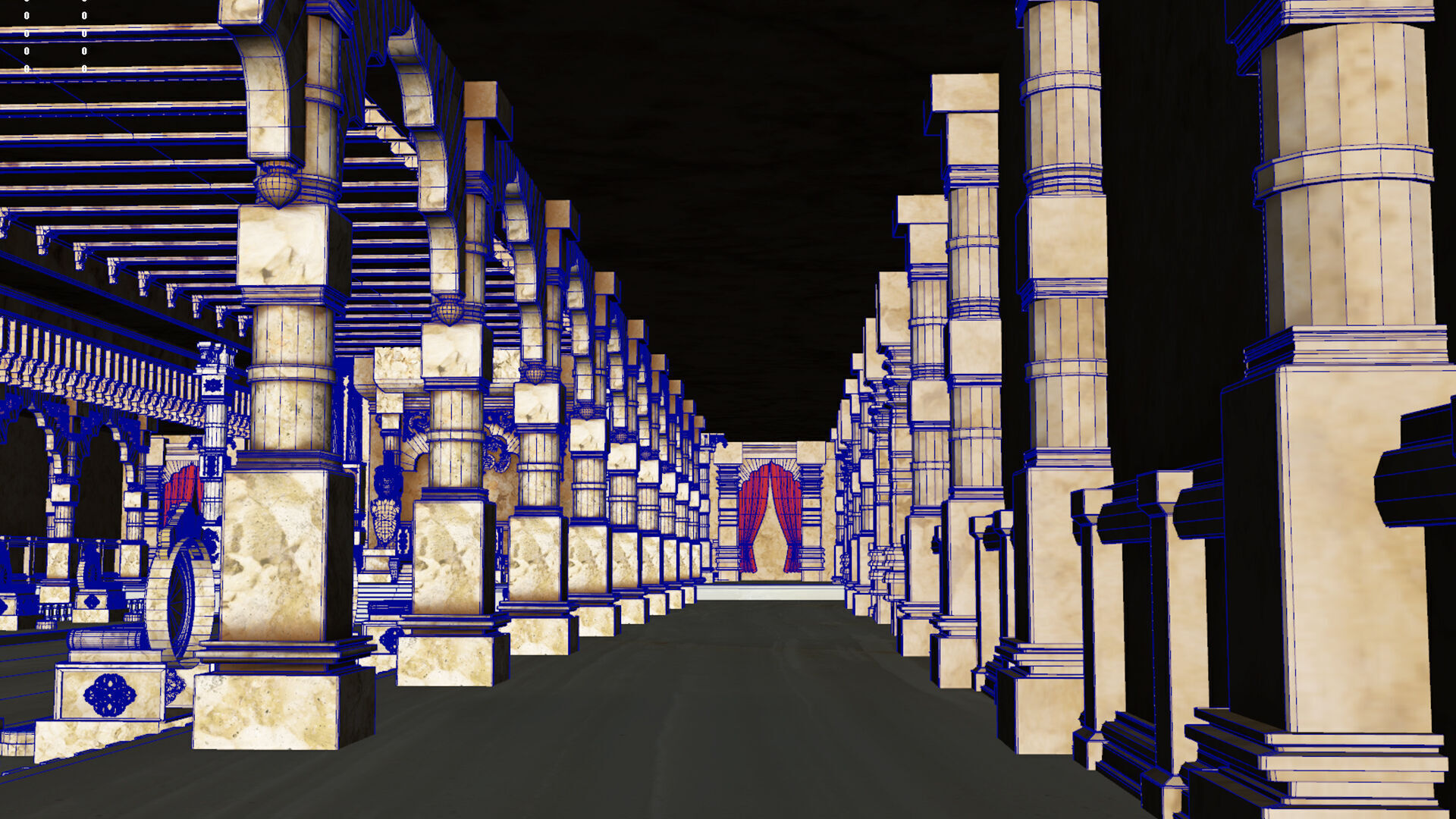 Durbar king court darbar 3D model_12