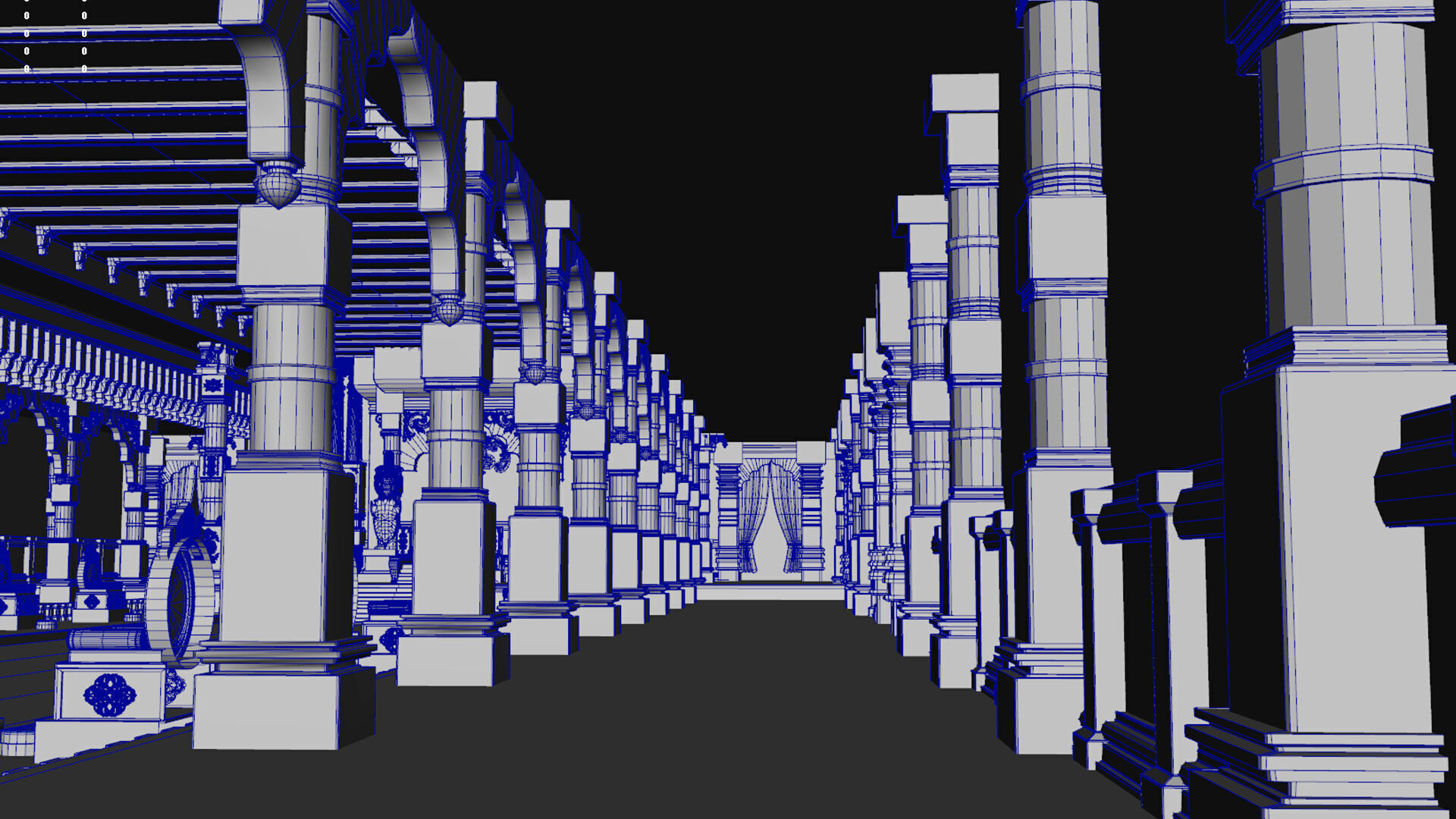 Durbar king court darbar 3D model_11