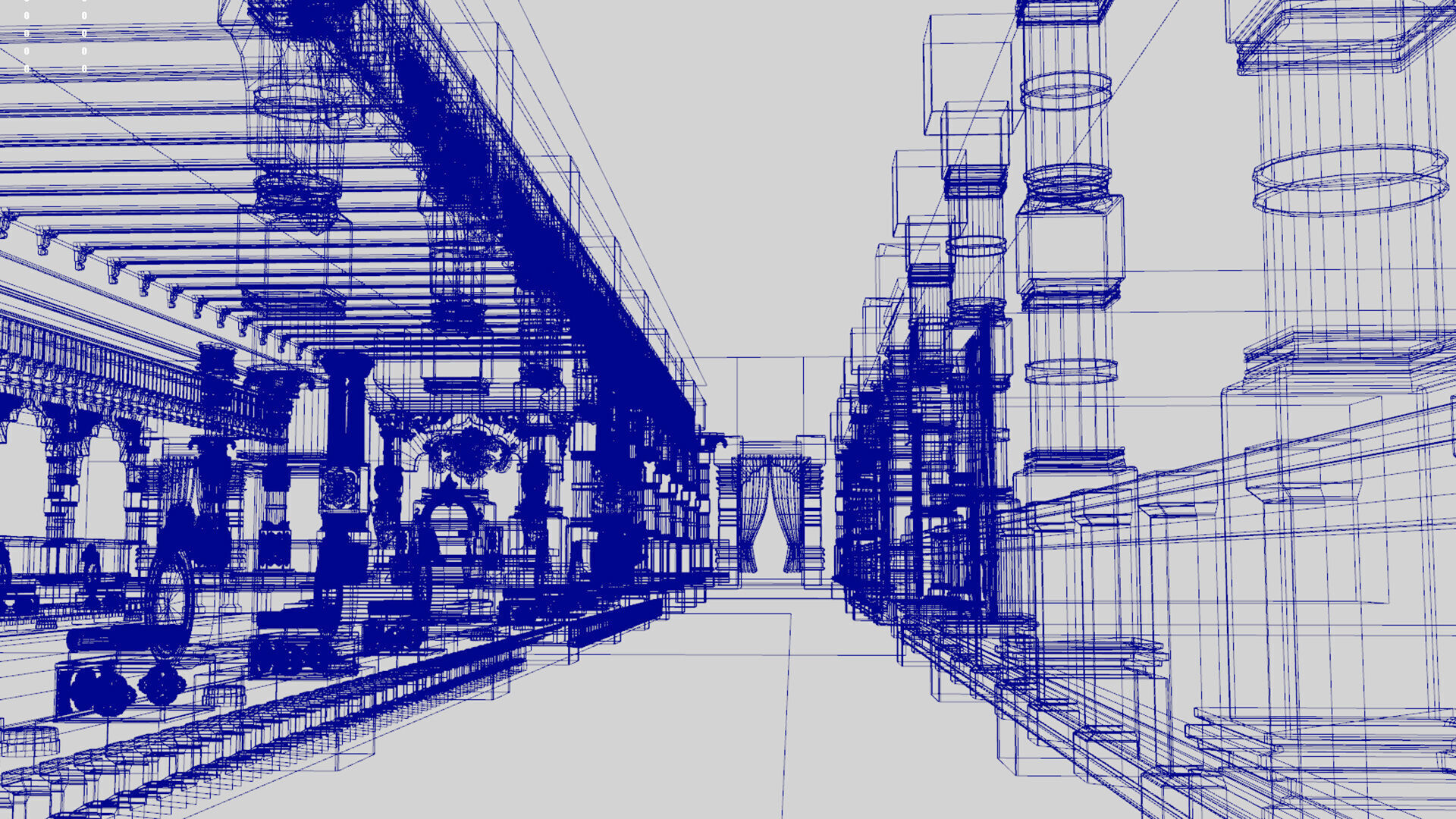 Durbar king court darbar 3D model_10