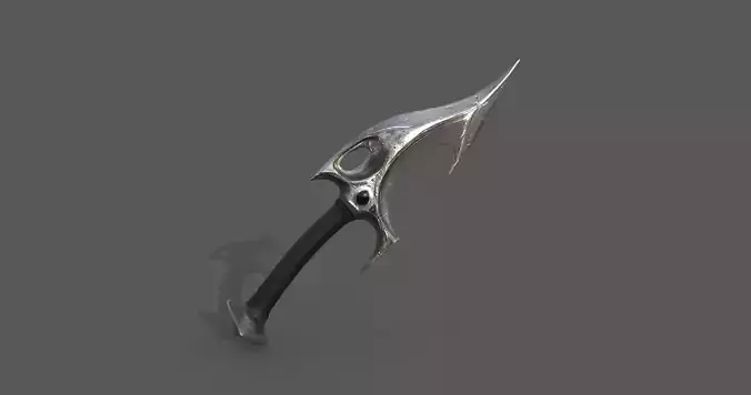 Ancient Harpoon Blade - Game-Ready 3D Weapon 