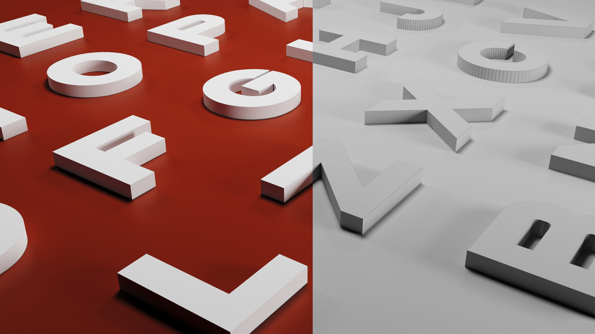 3D Letters  3D print model_5