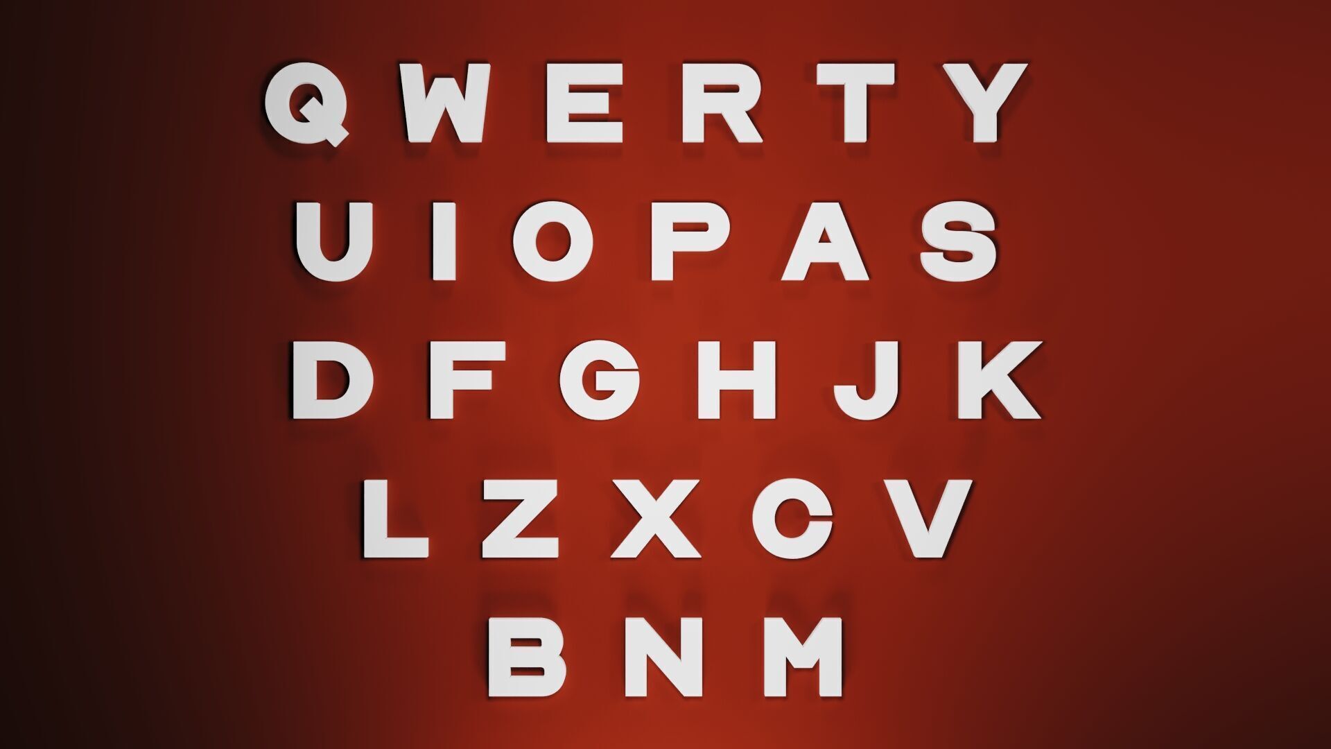 3D Letters  3D print model_1