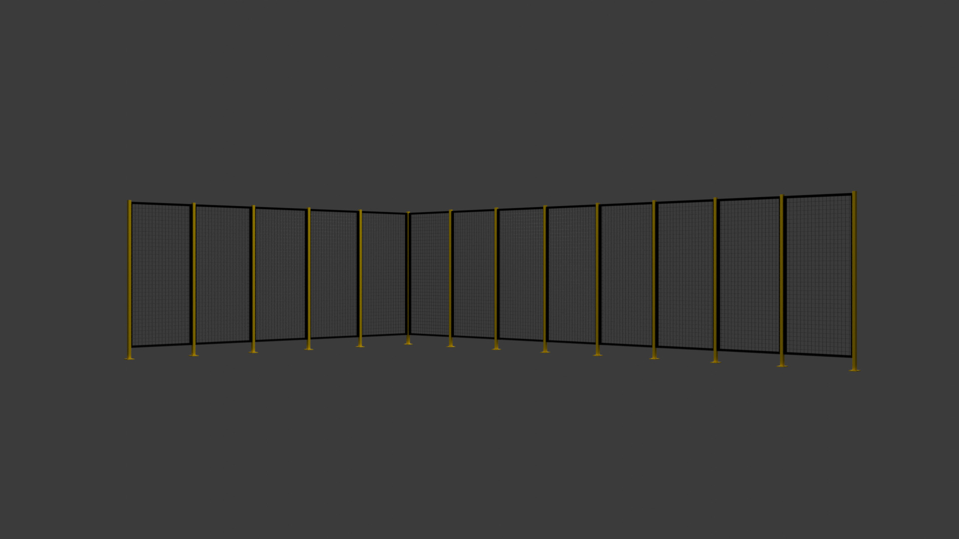 Wire fence  001  3D Model 3D model_6