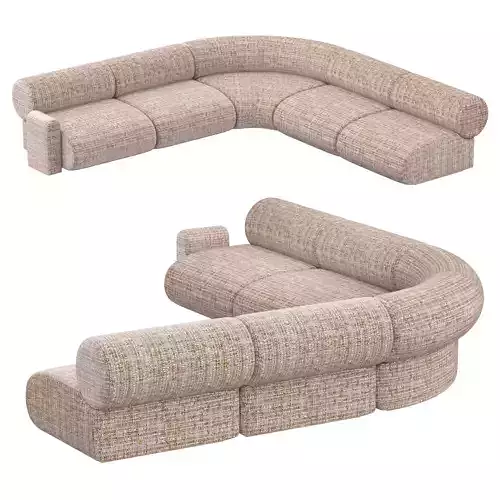 esfera sectional sofa 3D model