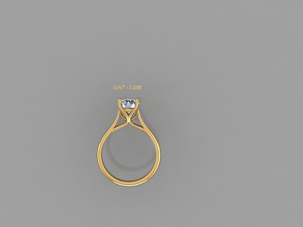 FASION  SOLEDER RING 3D model_2
