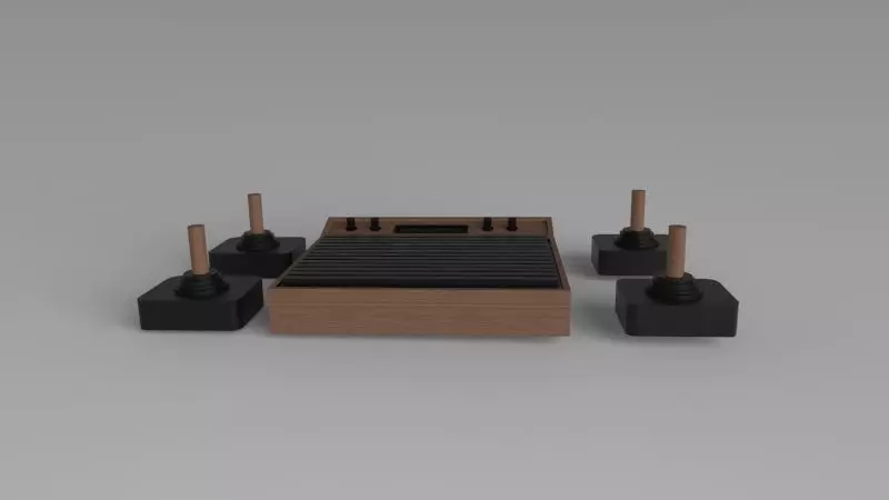 Console Game Vintages 3D print model_0