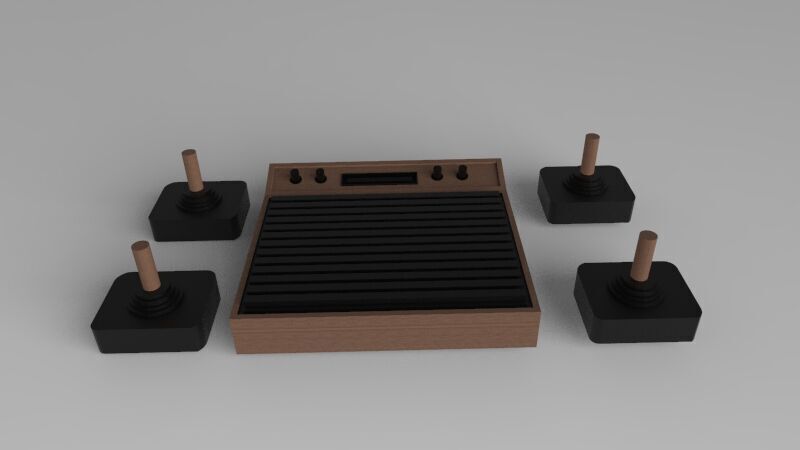 Console Game Vintages 3D print model_2