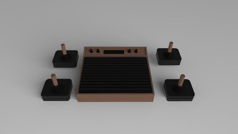 Console Game Vintages 3D print model_4