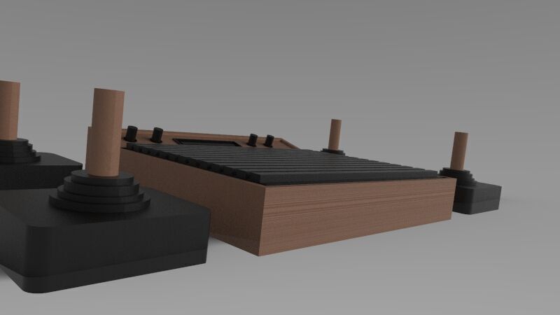 Console Game Vintages 3D print model_3