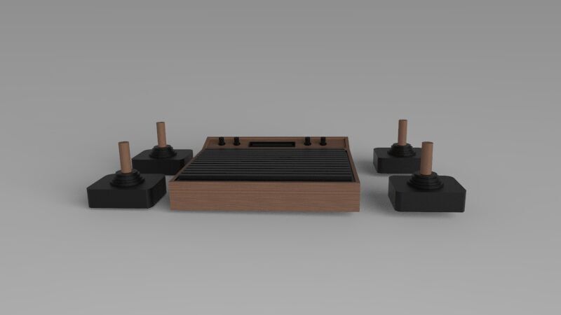 Console Game Vintages 3D print model_1