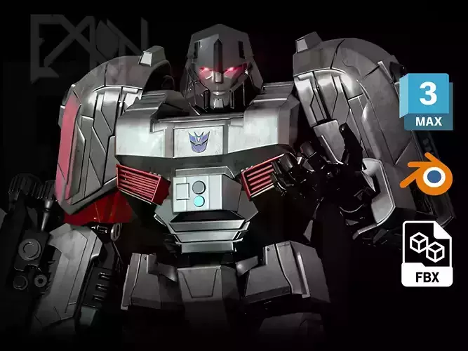 Transformers One Megatron 3D model