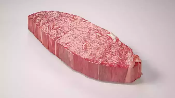 A Beef Sirloin Steak Low-poly 3D model