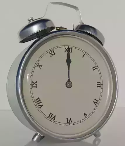 4K High Polly Vintage Alarm Clock