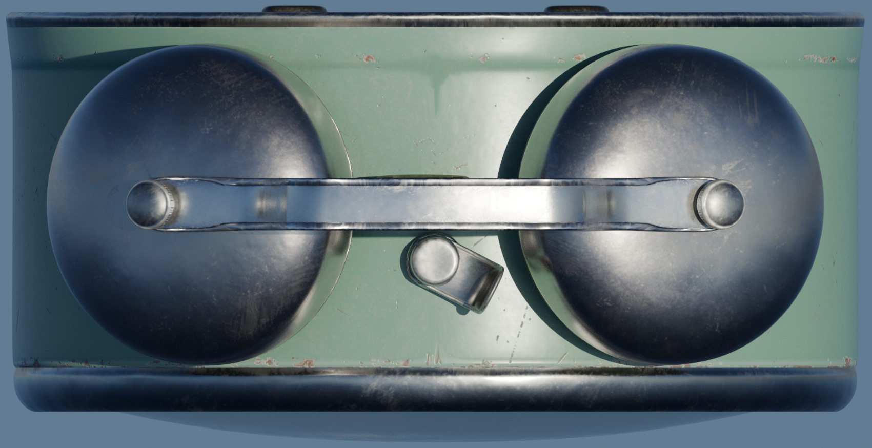 4K High Polly Vintage Alarm Clock 3D model_4