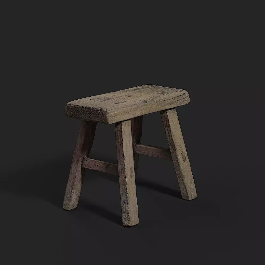 Bench 002 3D model_0