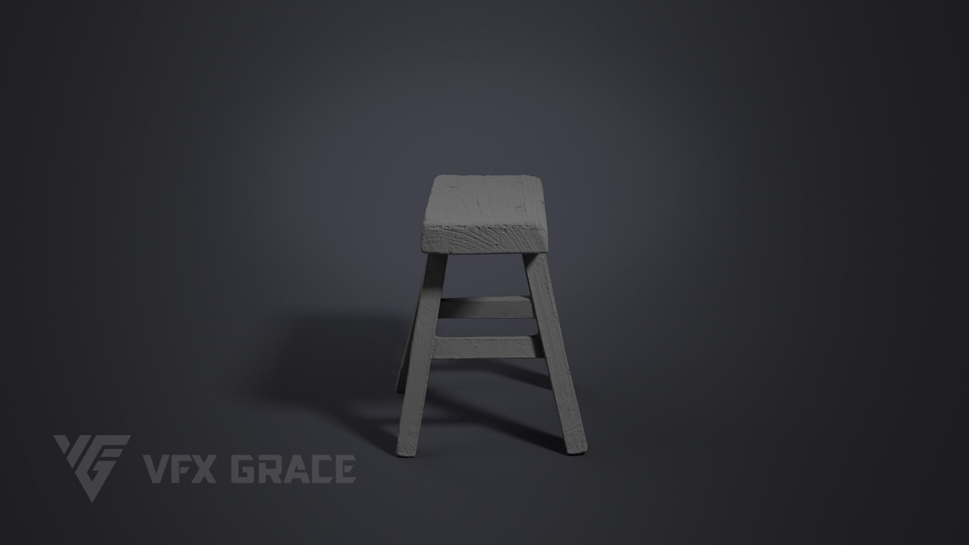 Bench 002 3D model_7