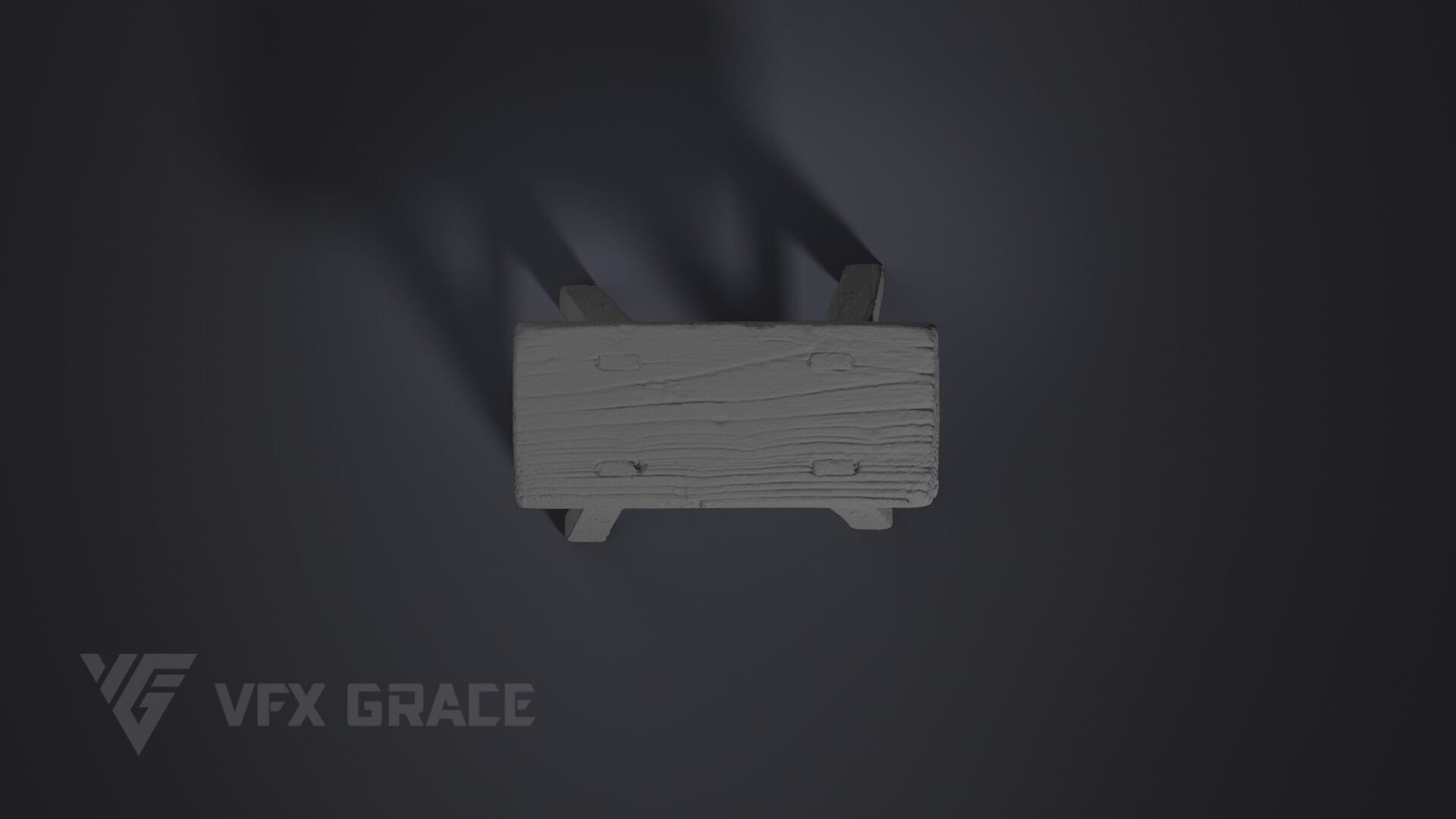 Bench 002 3D model_8