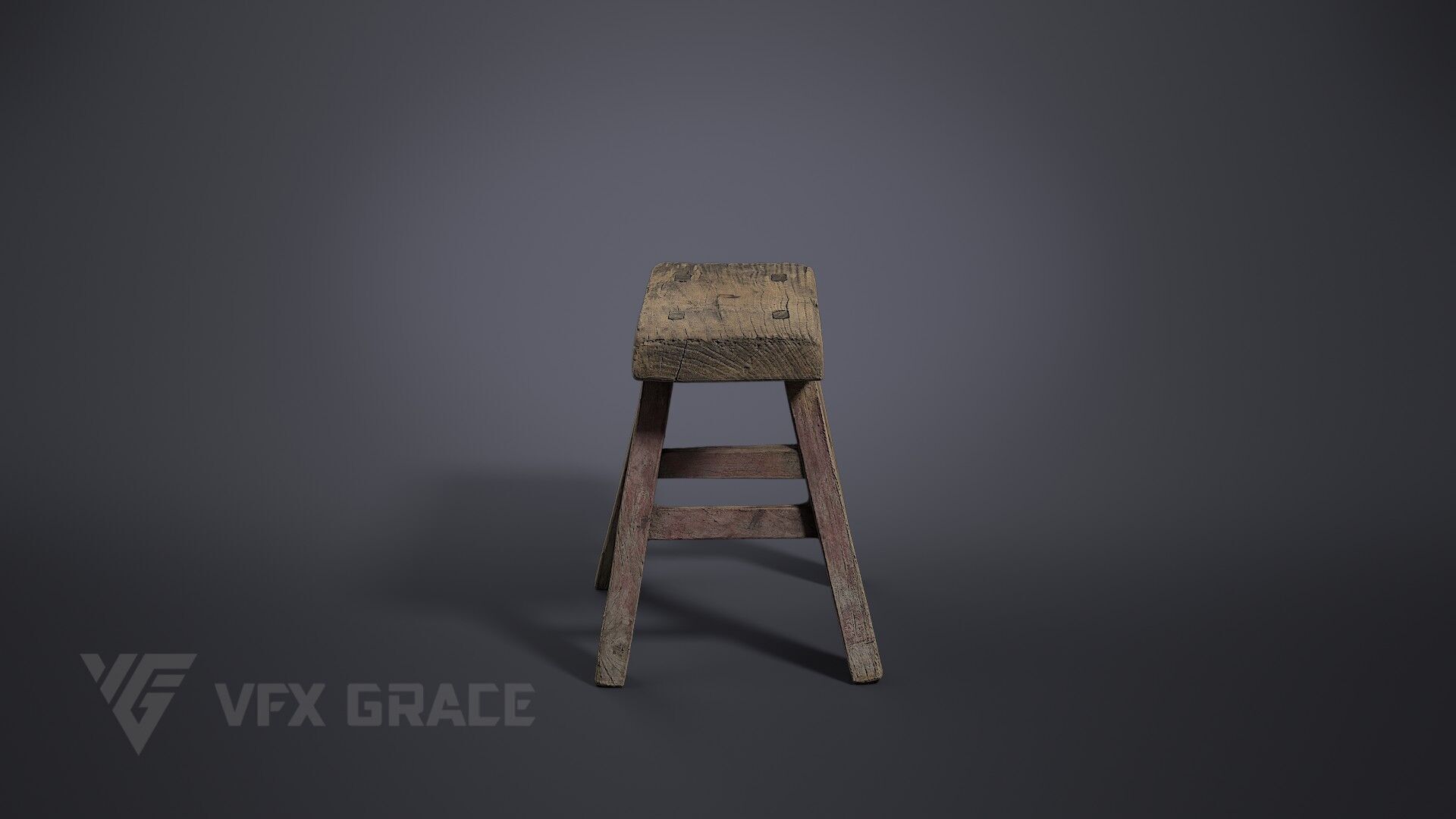 Bench 002 3D model_3