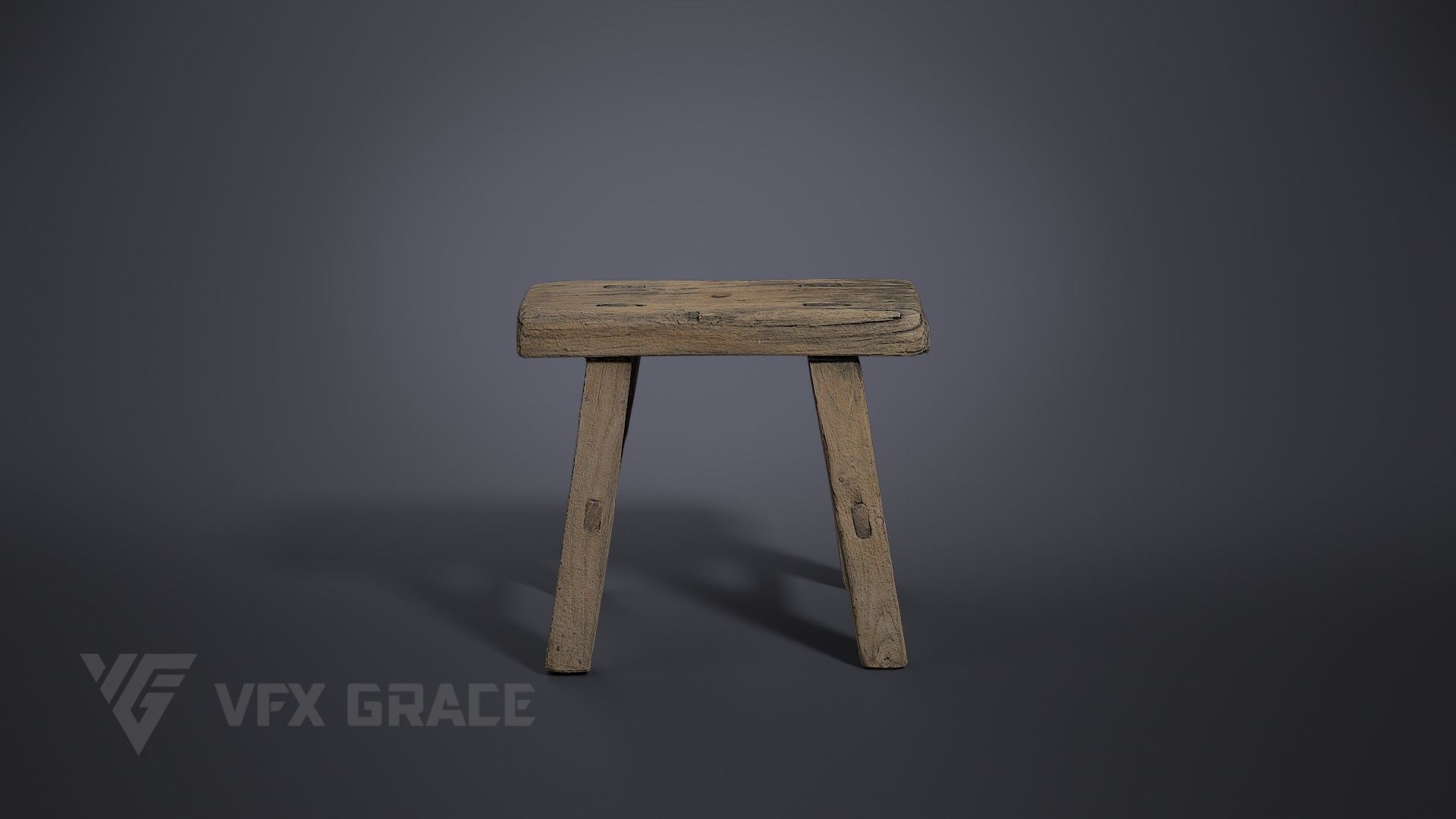 Bench 002 3D model_1