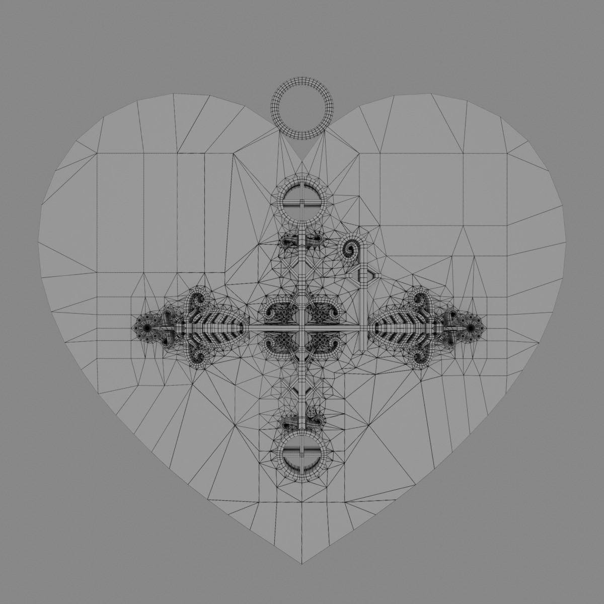 Papa Legba 2  Voodoo Symbol 3D model_4