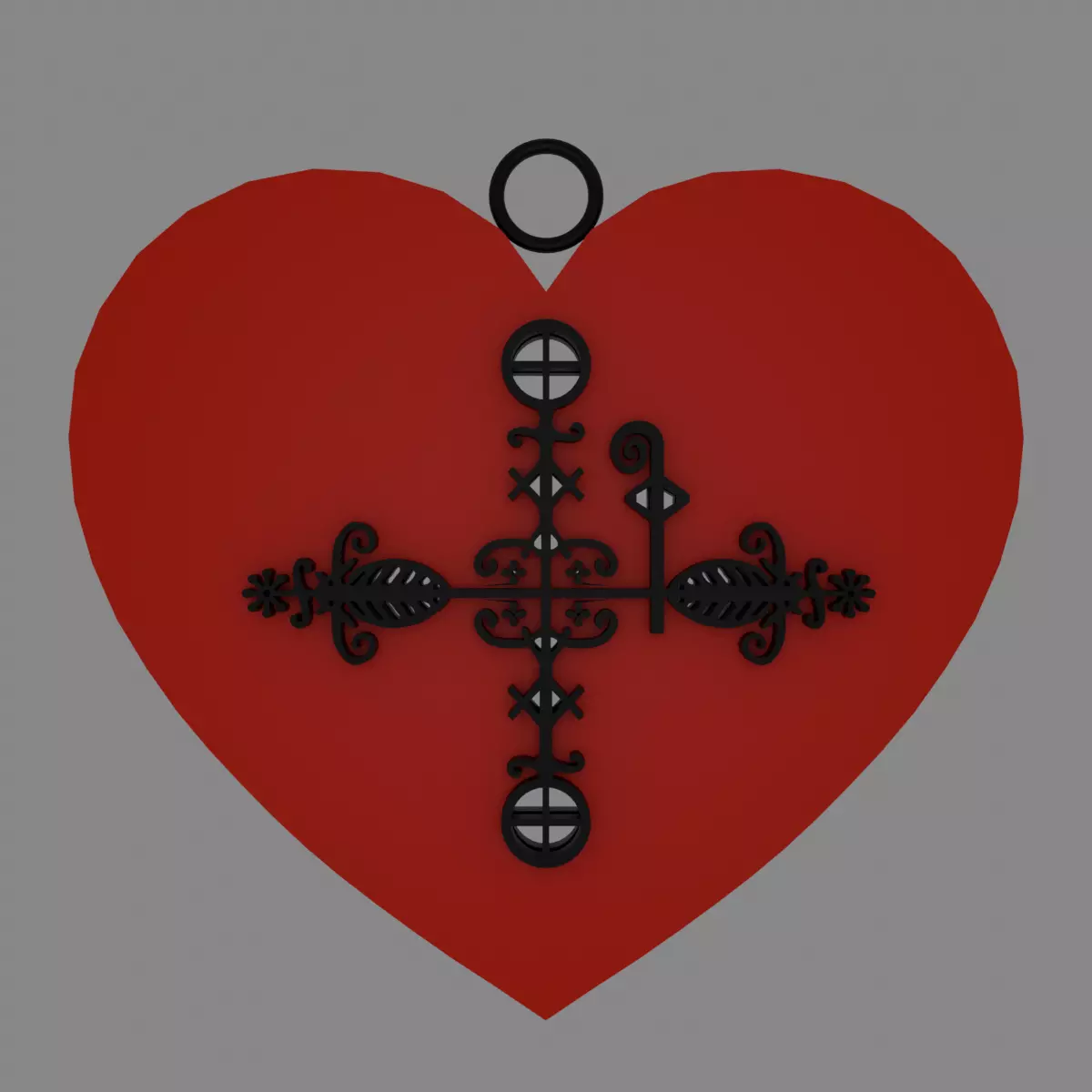 Papa Legba 2  Voodoo Symbol 3D model_0