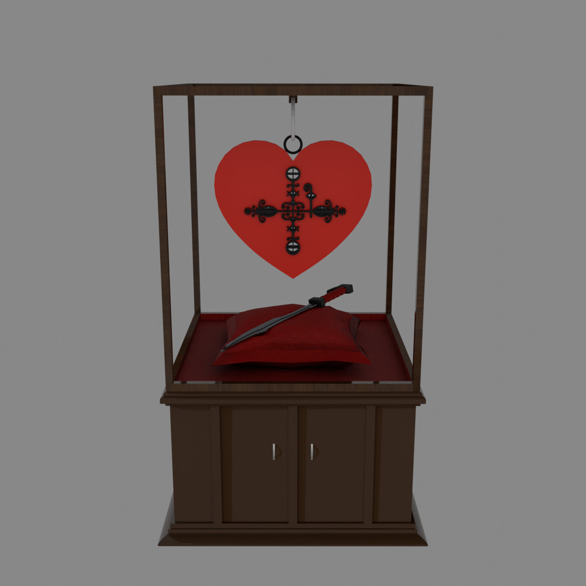 Papa Legba 2  Voodoo Symbol 3D model_2