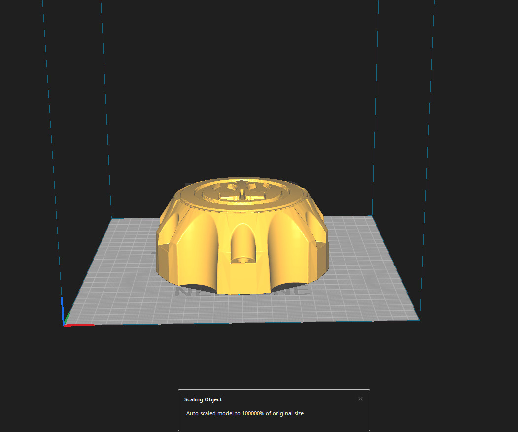 Roush F150 center cap-red squadron 3D print model_3