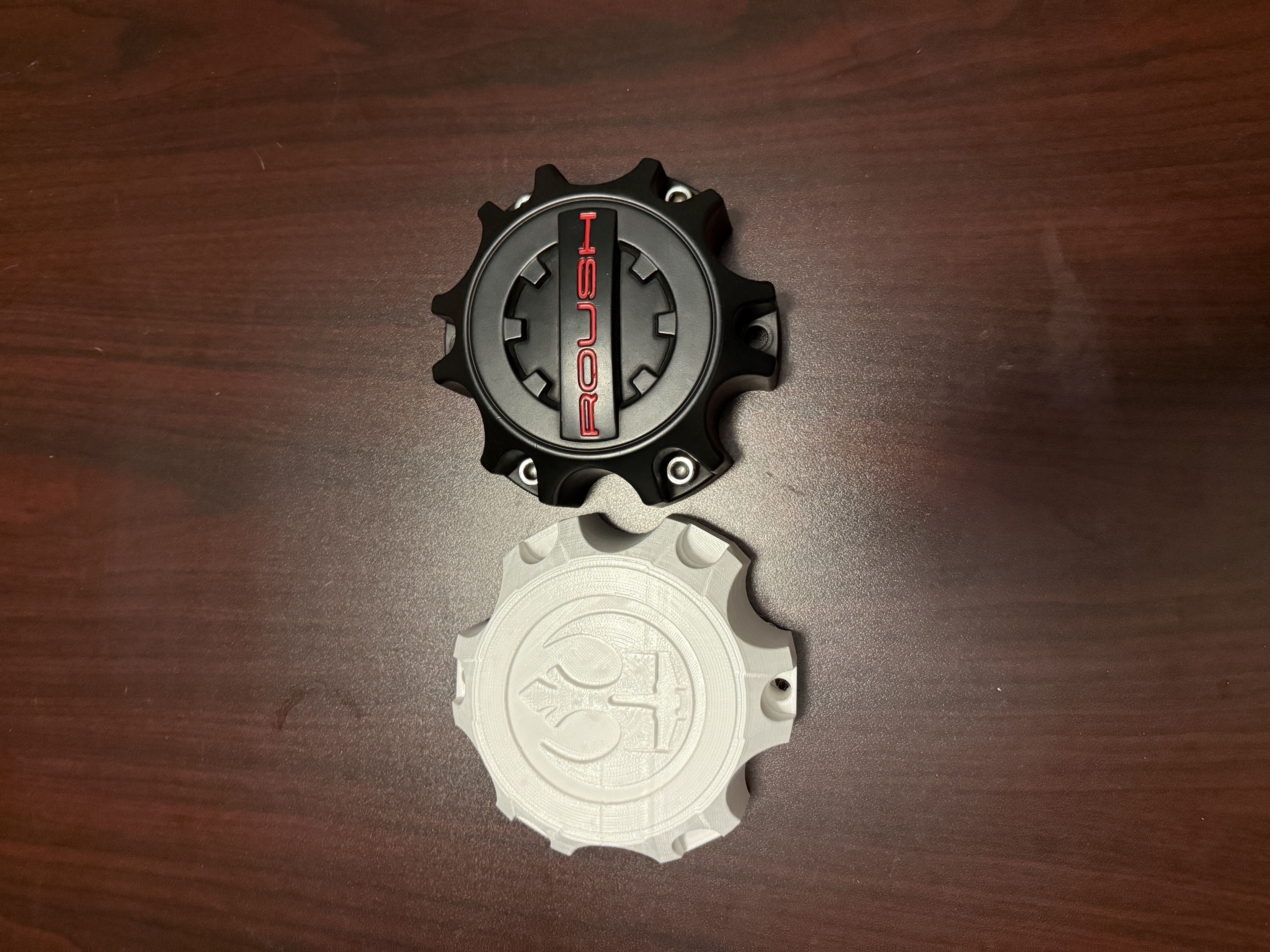 Roush F150 center cap-red squadron 3D print model_4