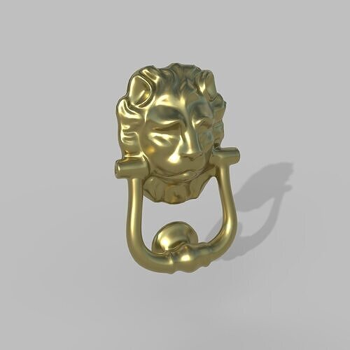 Doorknob Low-poly 3D model