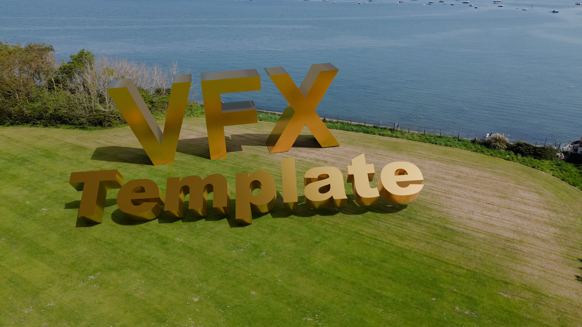 Blender VFX Environment Template 3D model_7