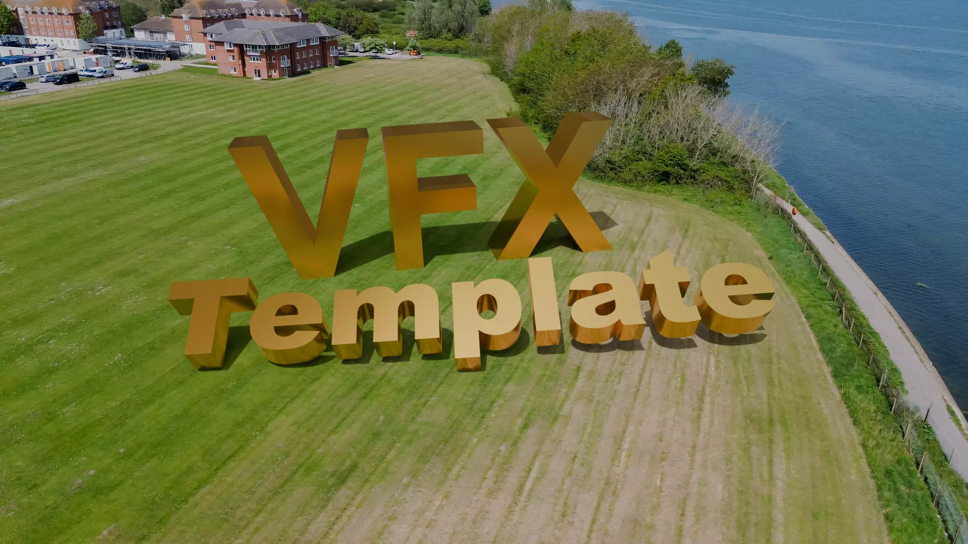 Blender VFX Environment Template 3D model_0