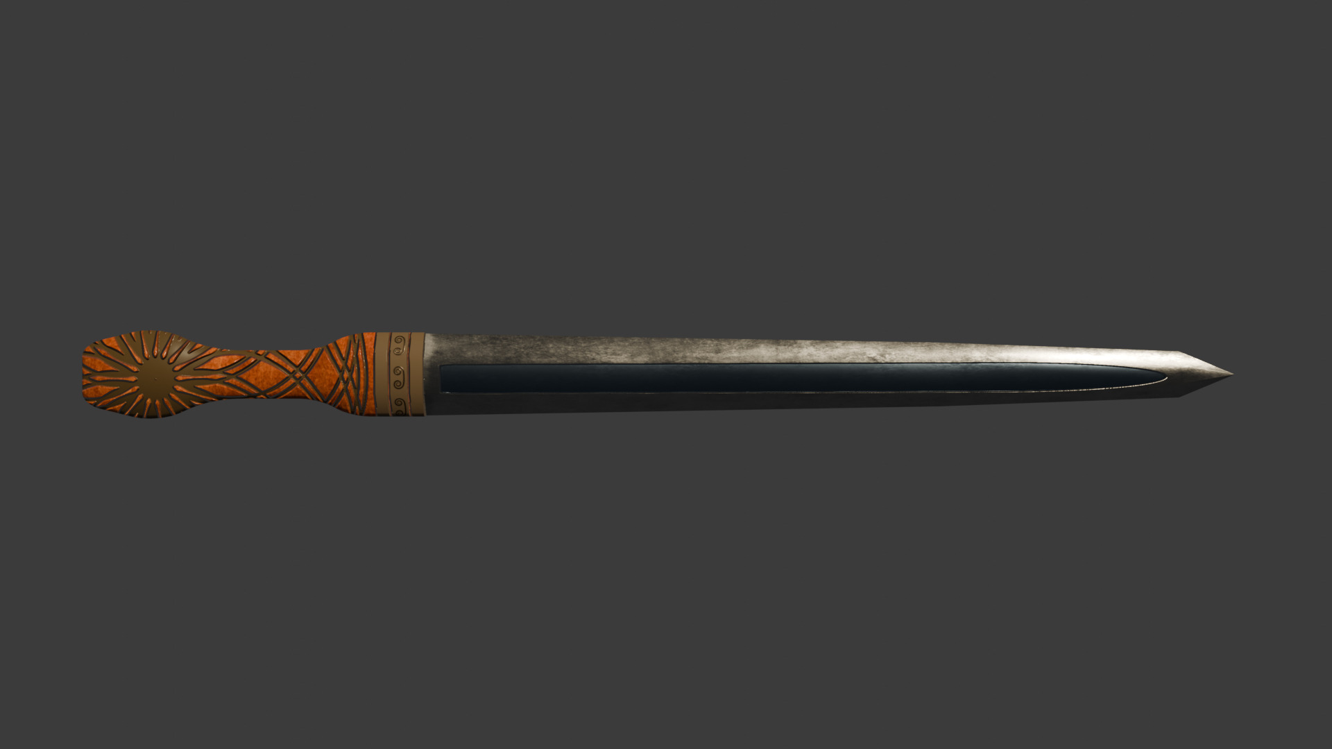 Dagger 3D model_1