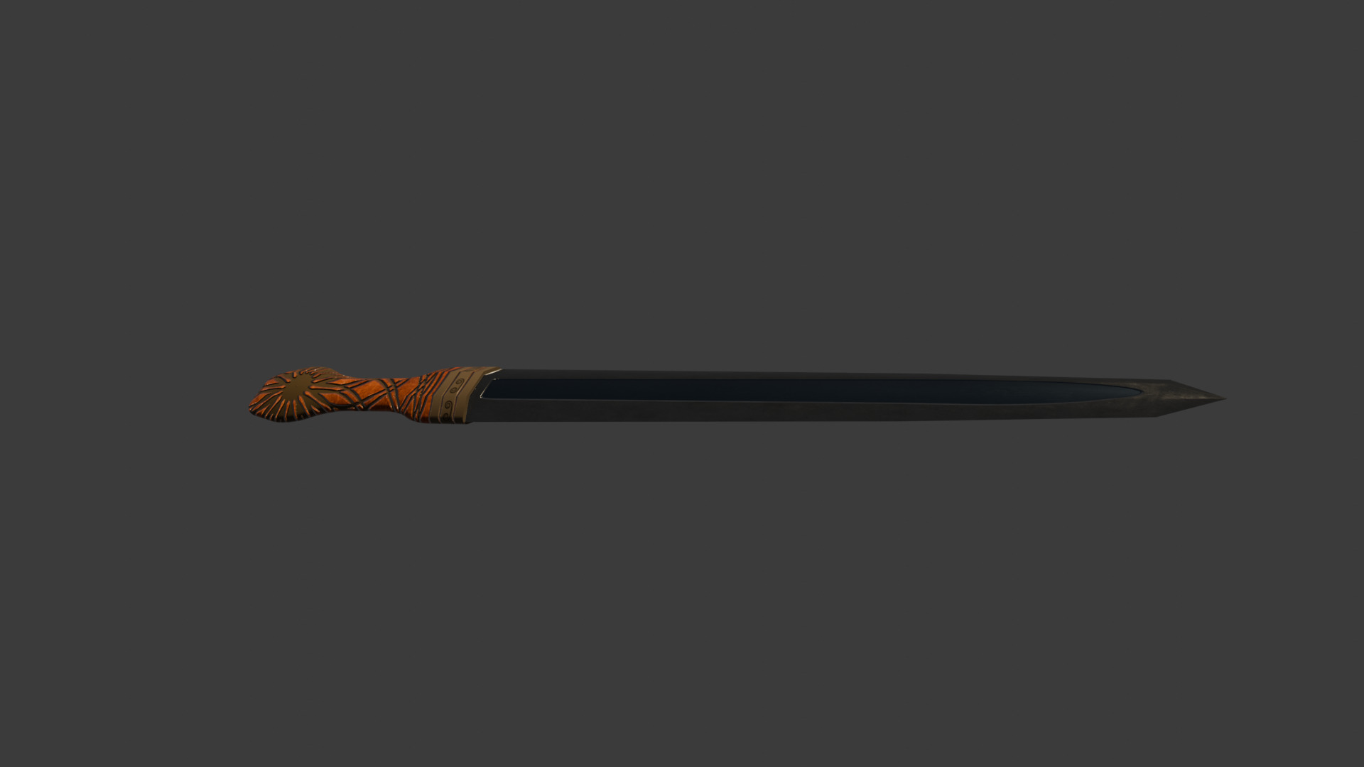 Dagger 3D model_2