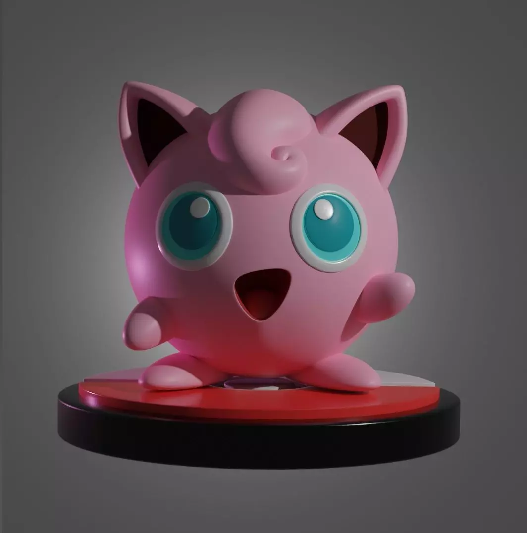 JIGGLYPUFF - POKEMON 3D print model