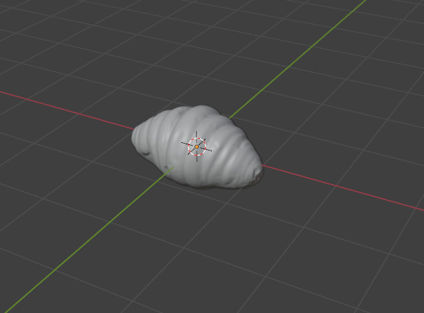 3D Croissant  3D model_5