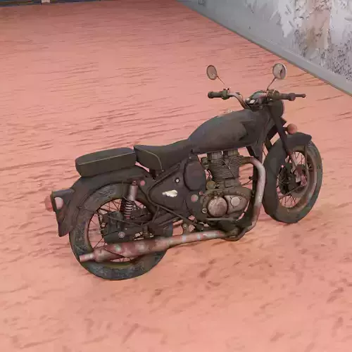 ROYAL ENFIELD  Low-poly 3D model