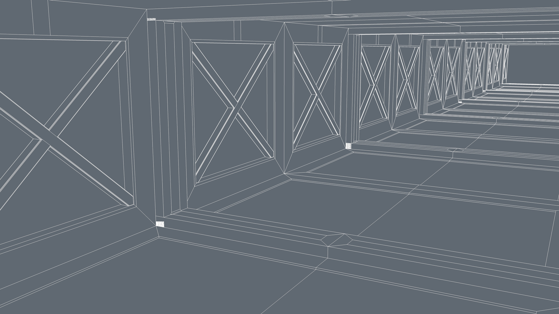 Sci Fi Corridor 3D model_10