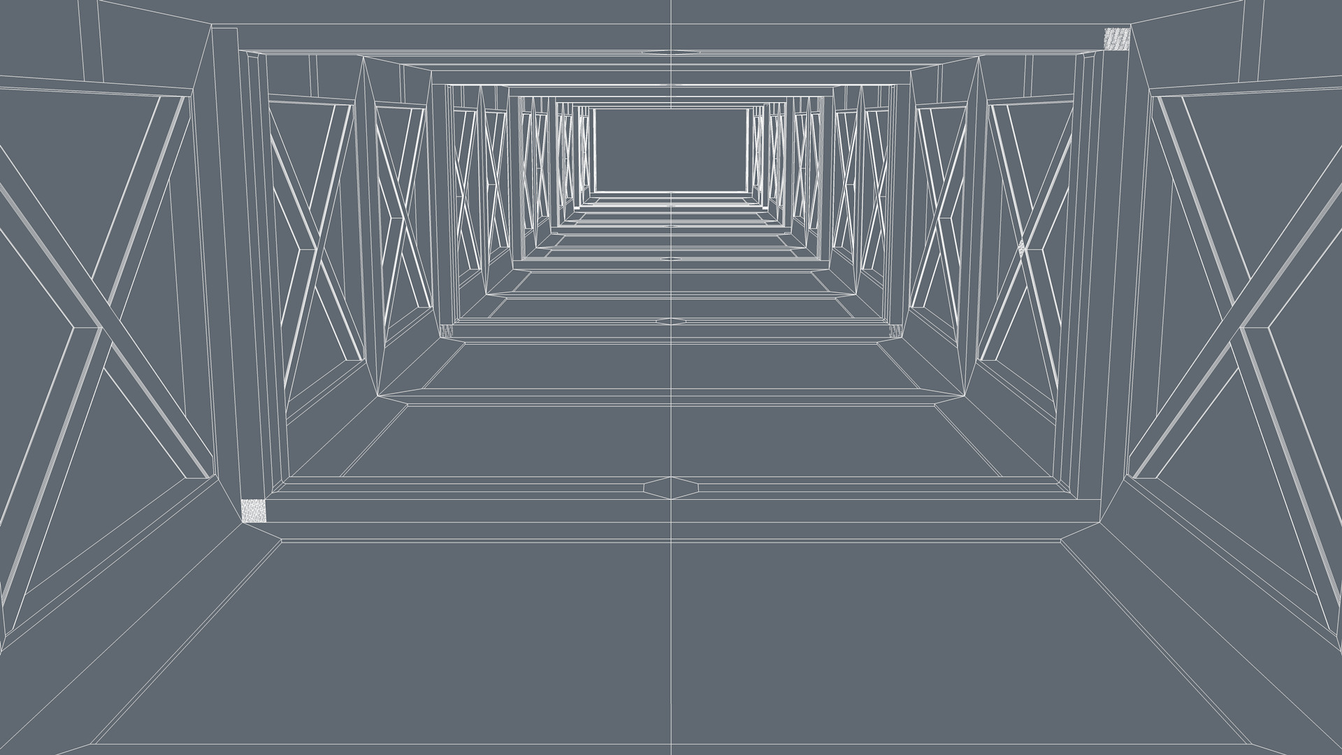 Sci Fi Corridor 3D model_8