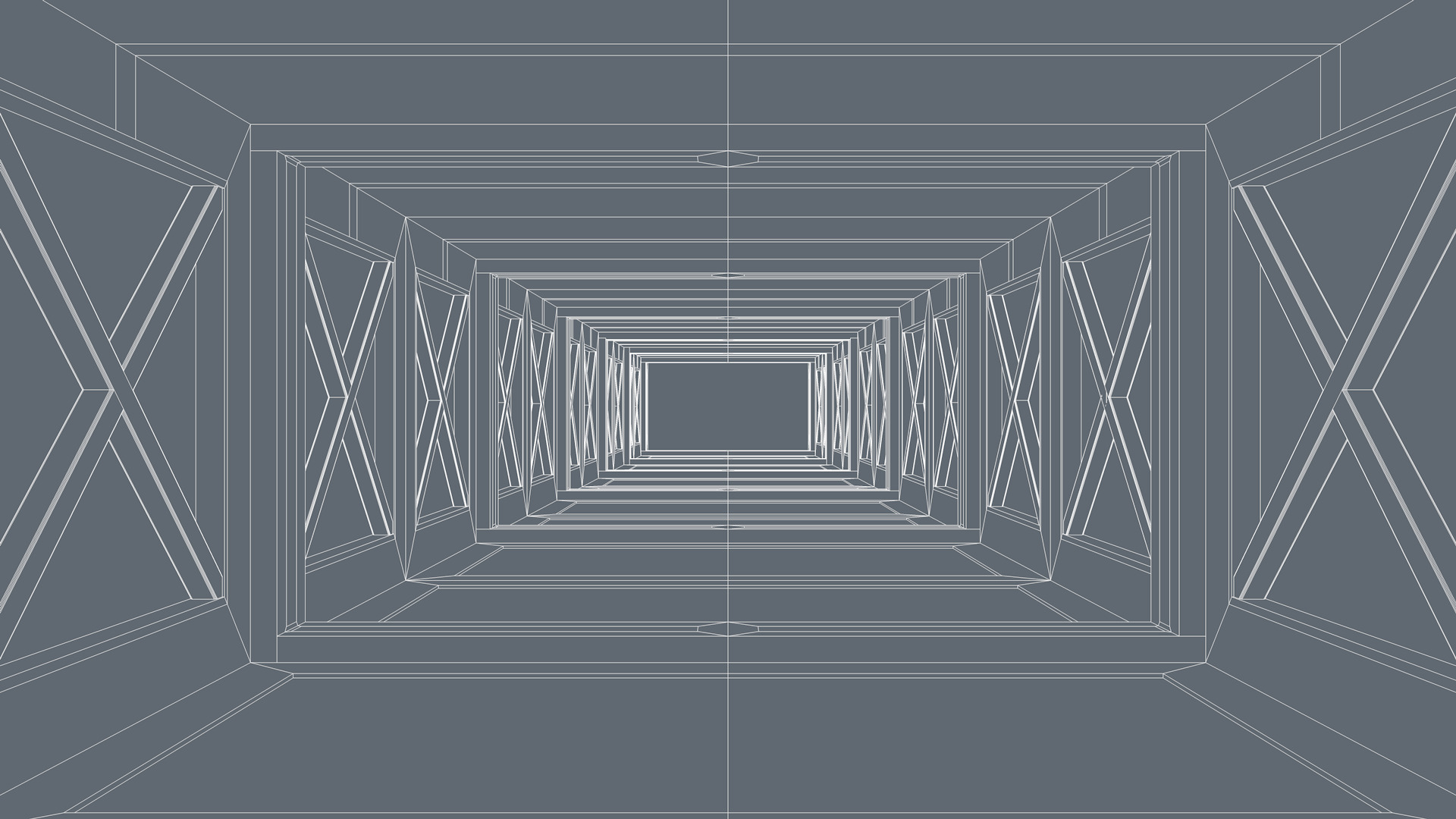 Sci Fi Corridor 3D model_6