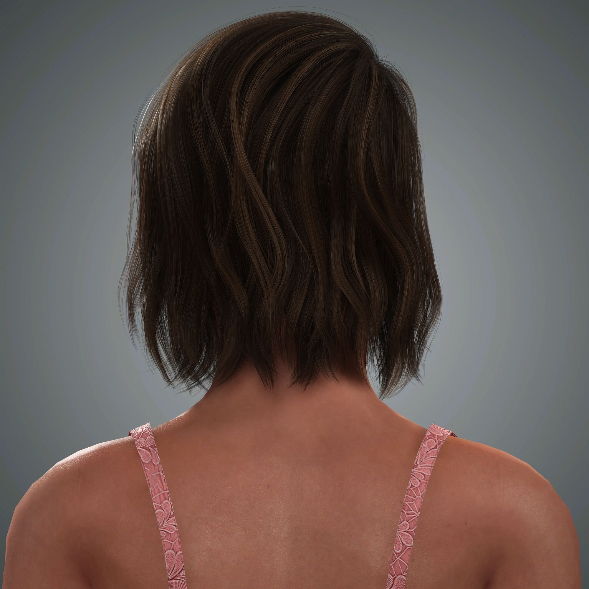 Eiza Gonzalez Character Low-poly 3D model_5