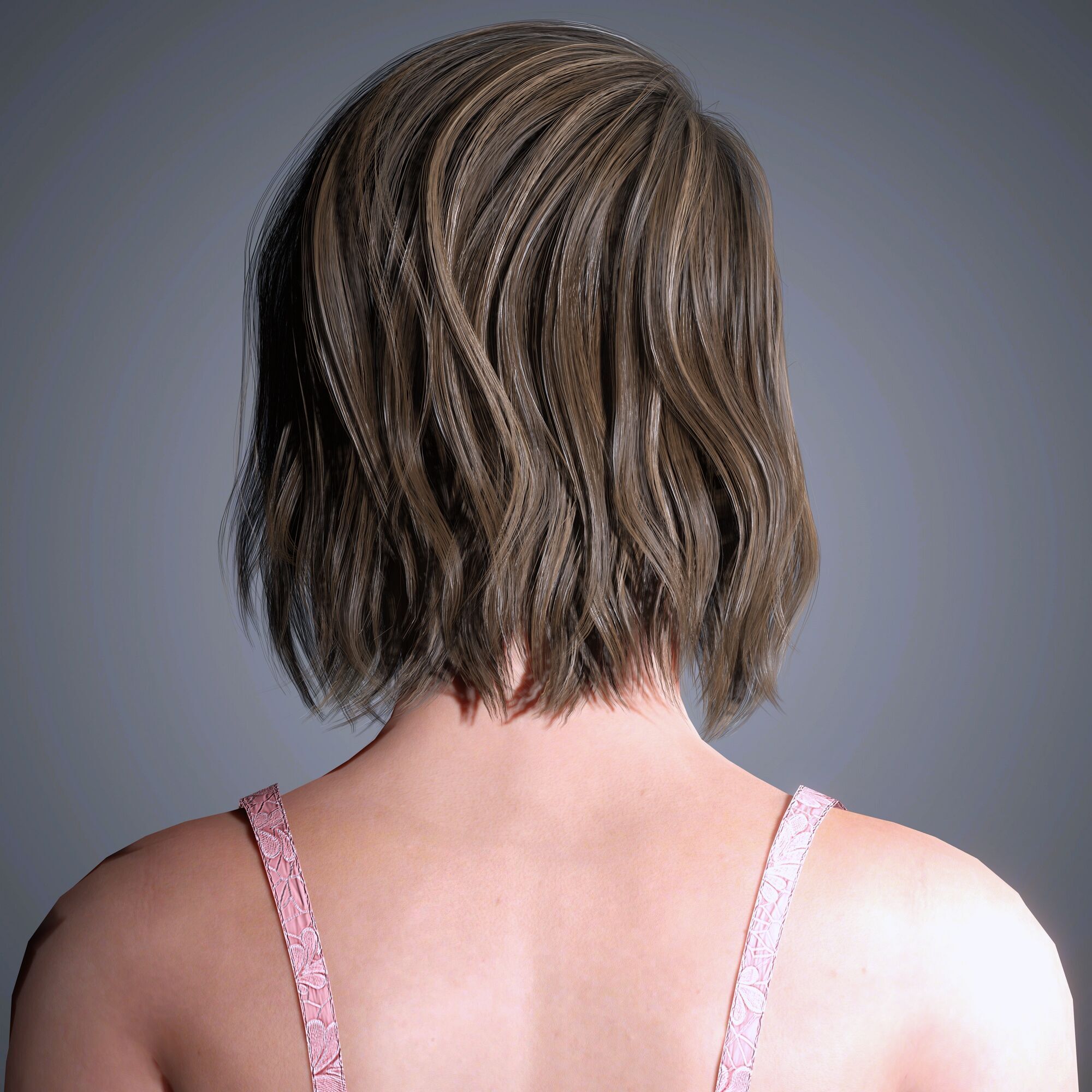 Eiza Gonzalez Character Low-poly 3D model_4