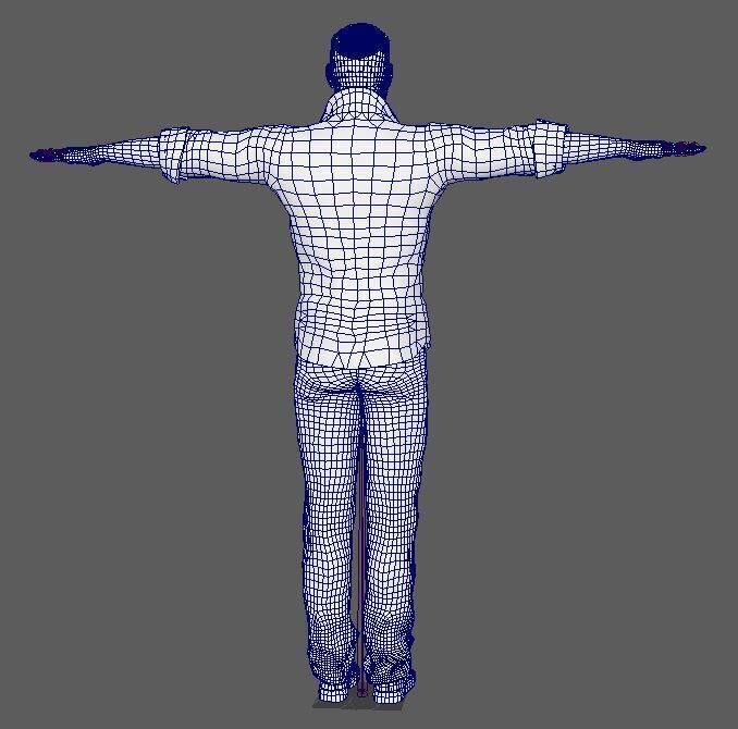 Donald Glover Character Low-poly 3D model_22