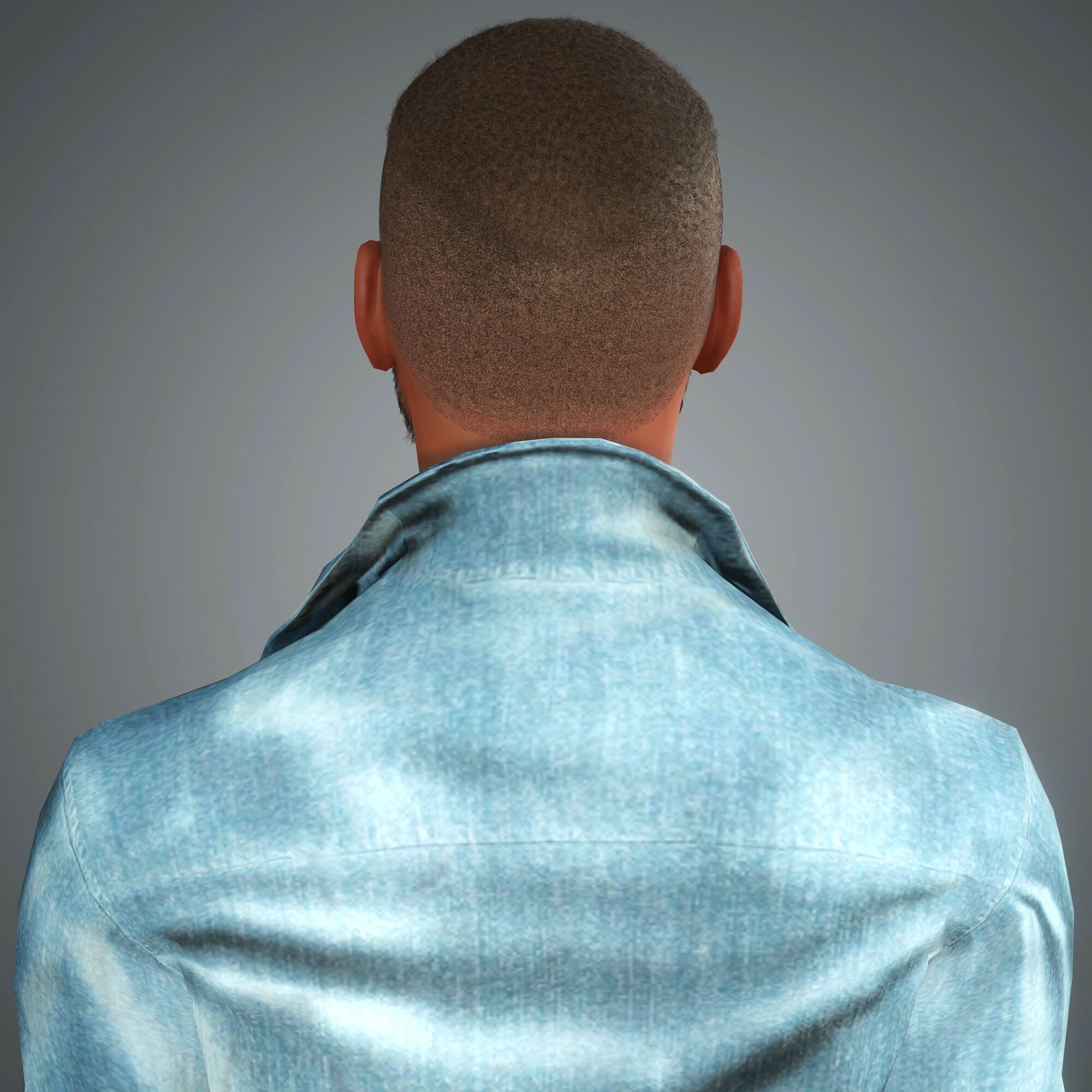 Donald Glover Character Low-poly 3D model_4