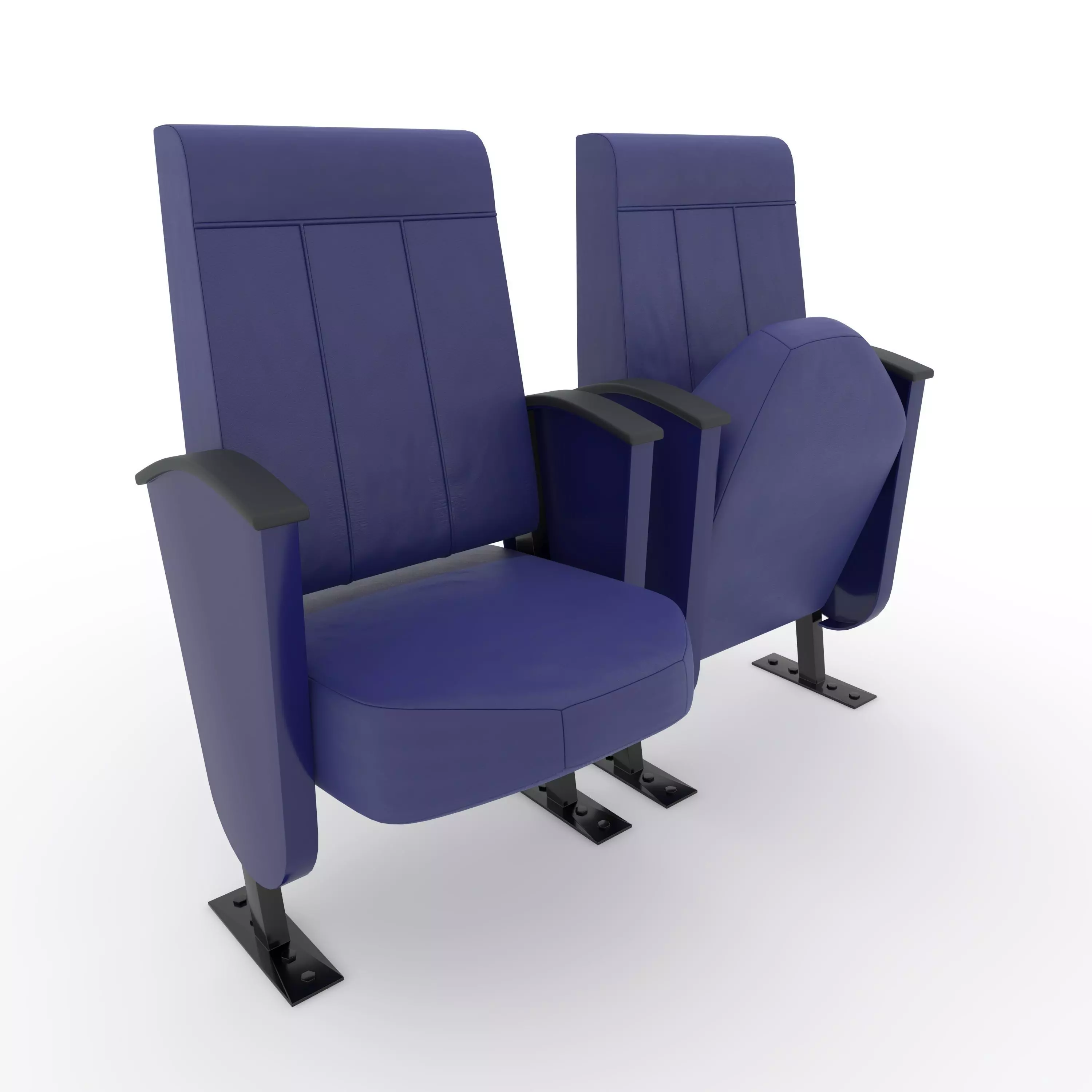 Stadium Seats 4 3D model_0