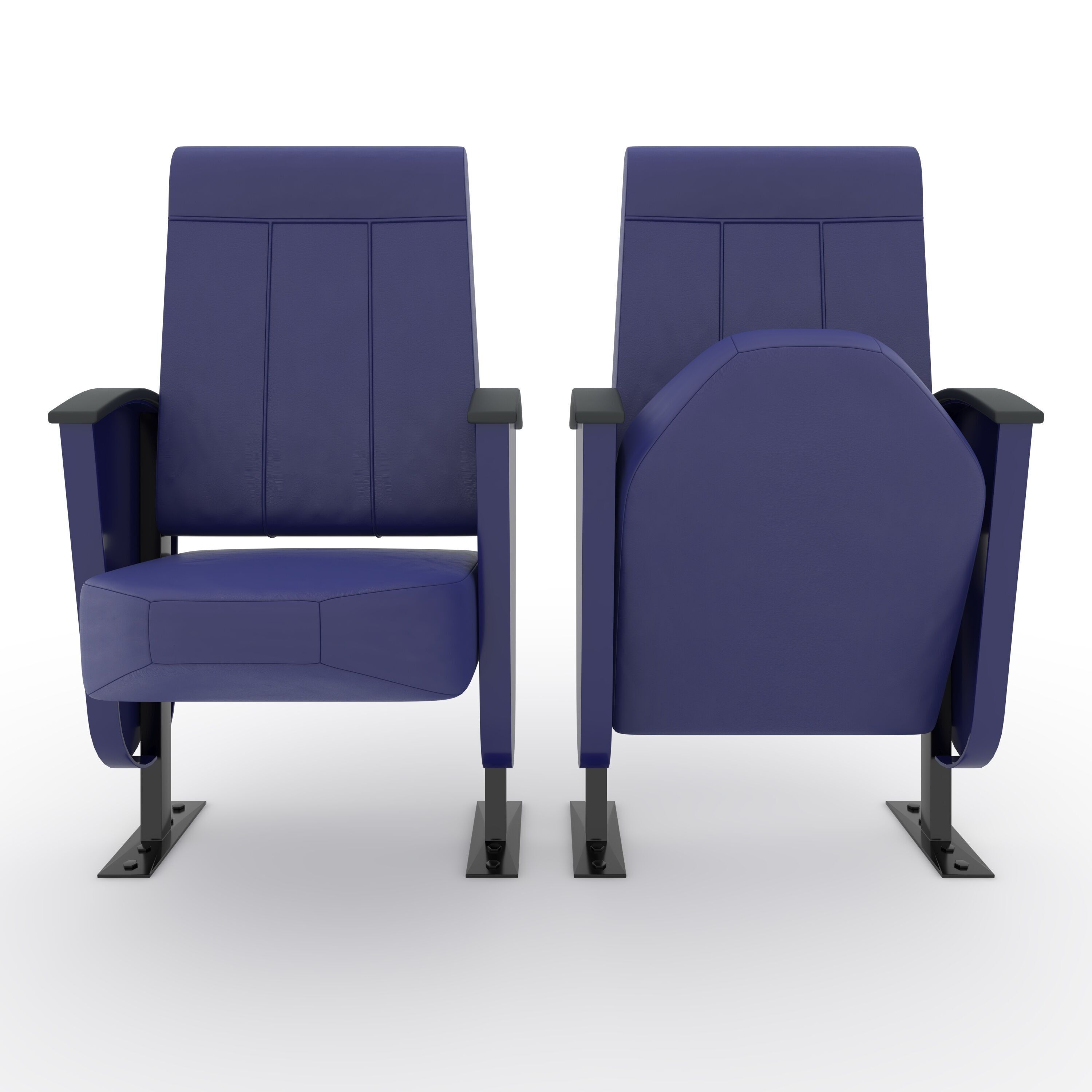 Stadium Seats 4 3D model_10