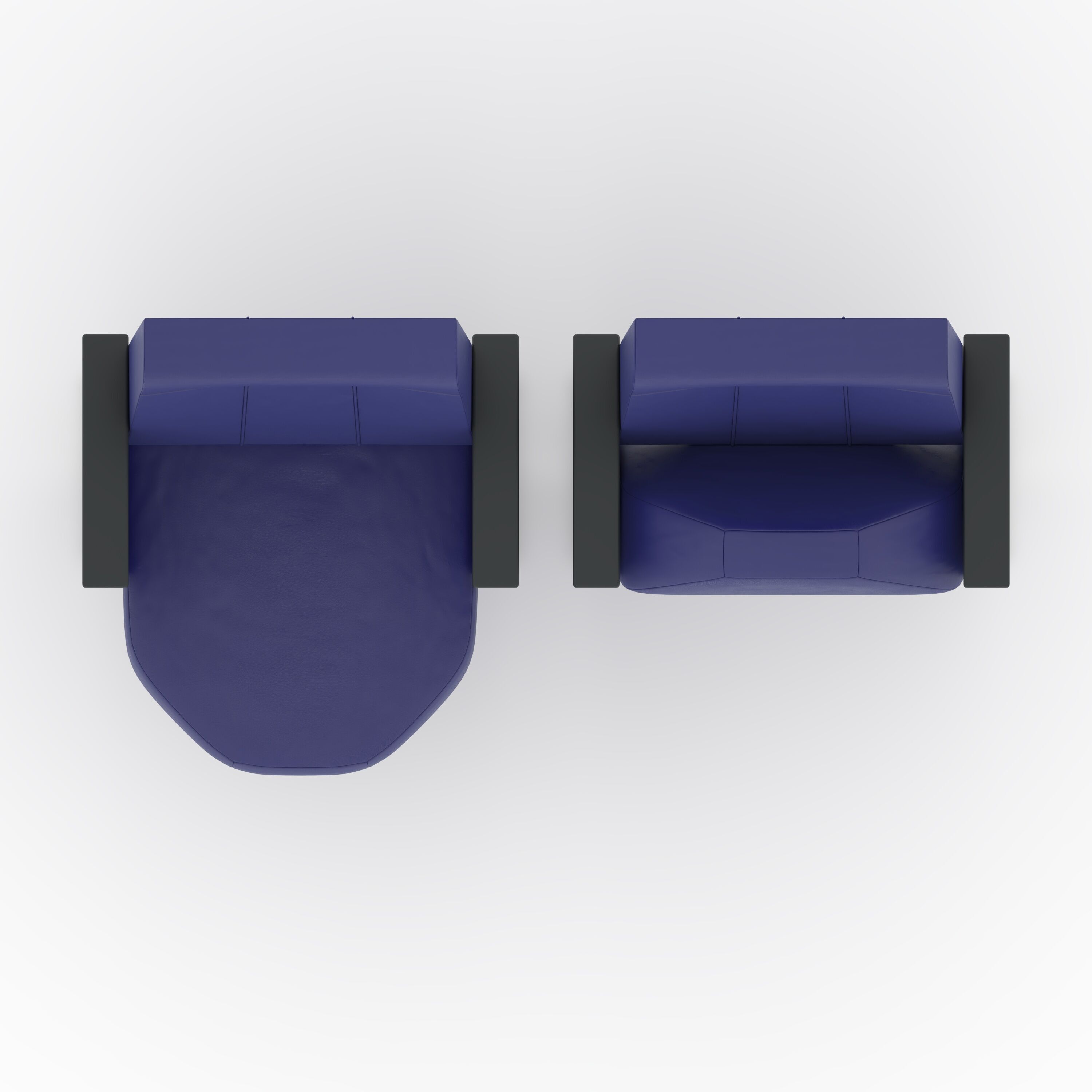 Stadium Seats 4 3D model_16