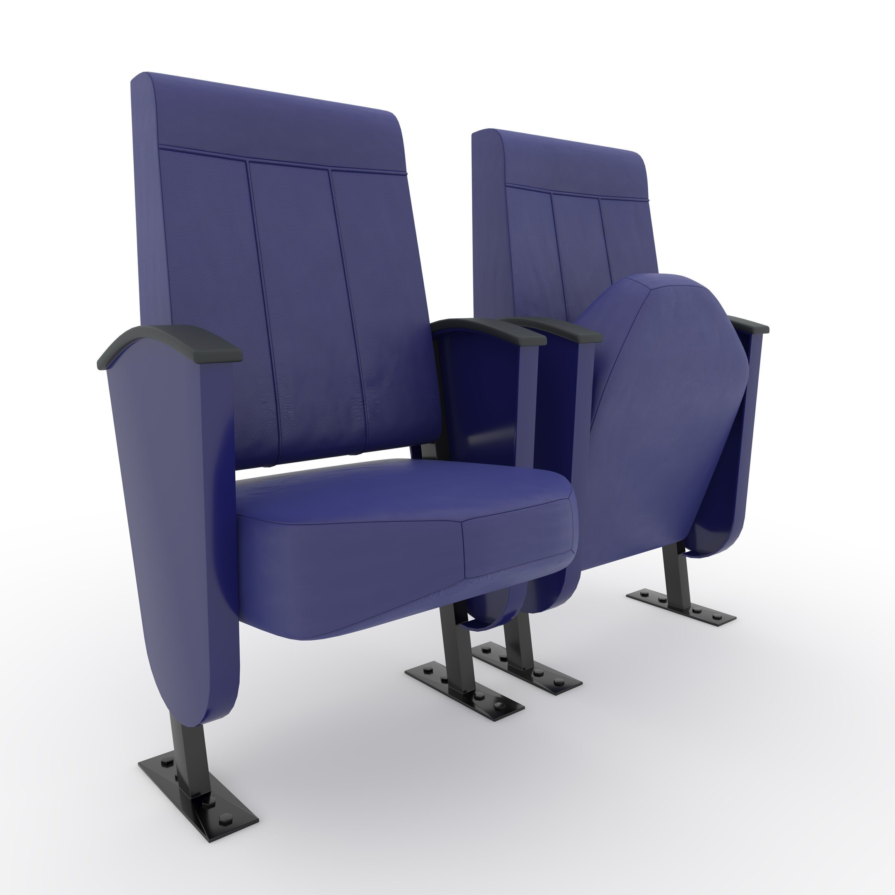 Stadium Seats 4 3D model_8
