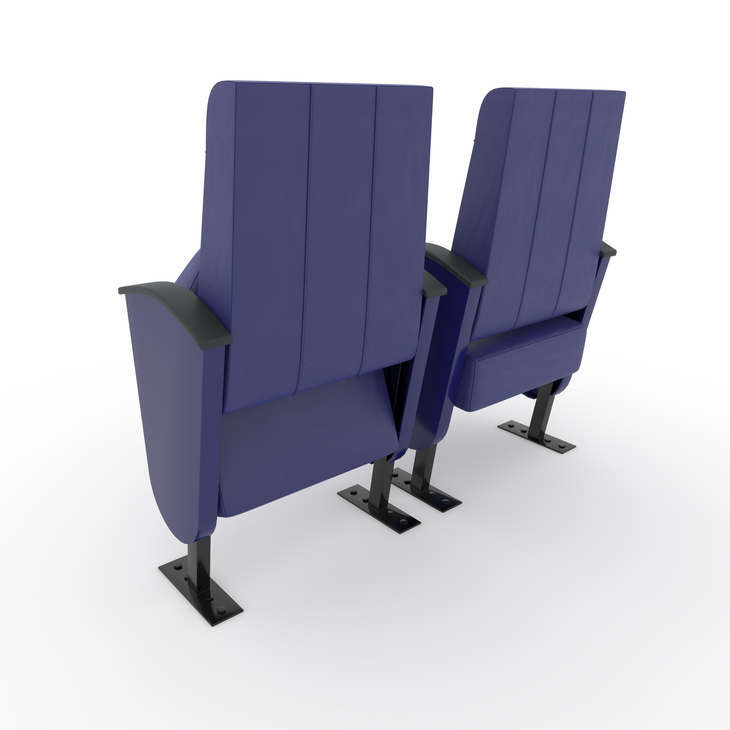 Stadium Seats 4 3D model_6