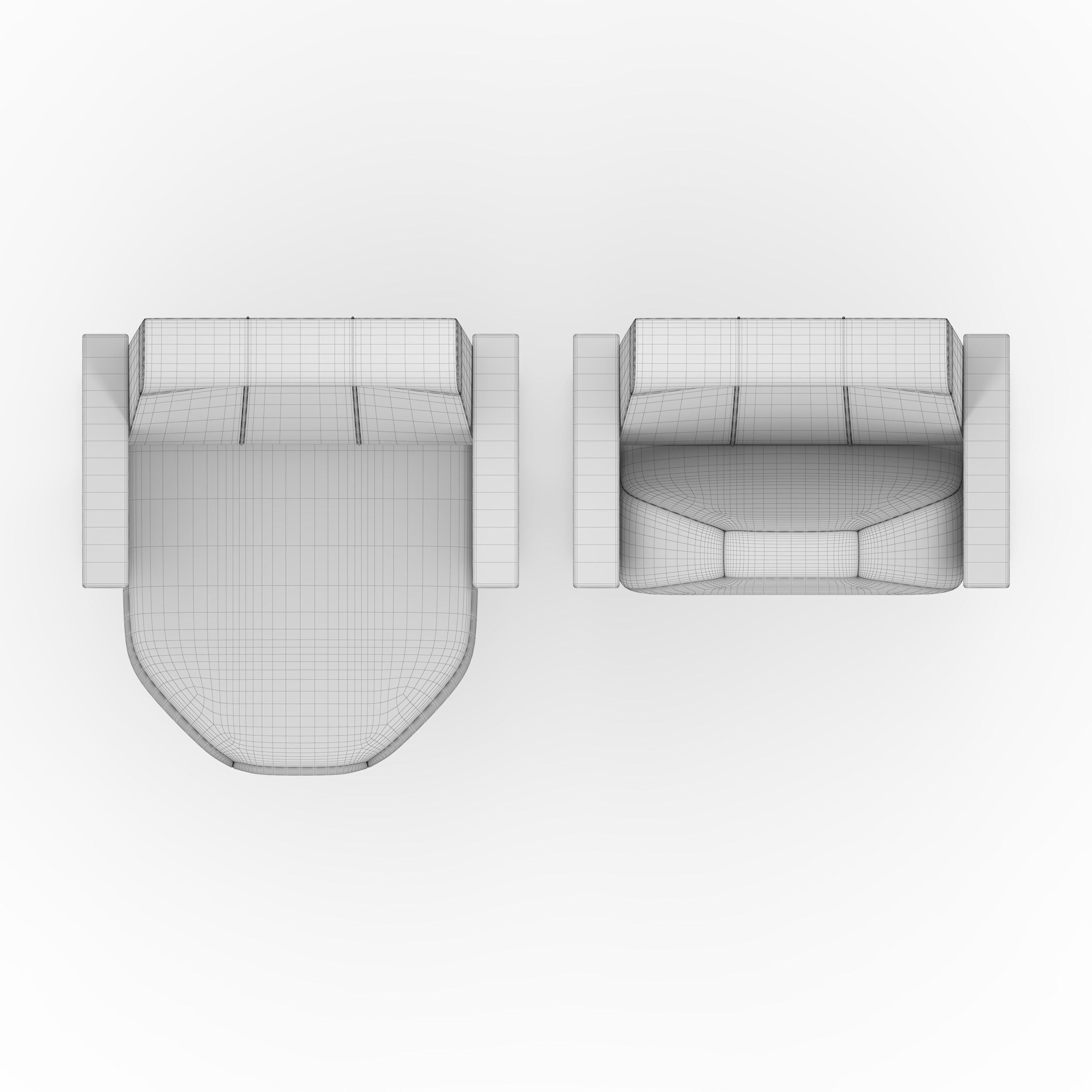 Stadium Seats 4 3D model_17