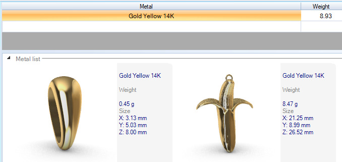 Banana pendant Necklace Charm bracelet Jewelry 3D print model_22